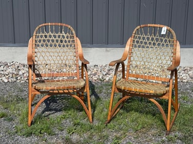 Snow Shoe Arm Chair and Rocker