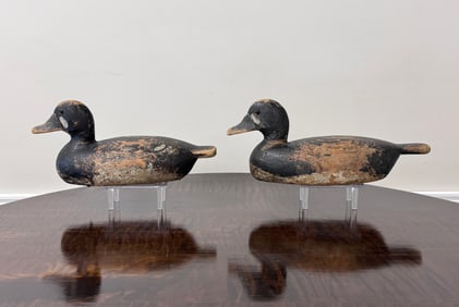 Pair of Early St. Lawrence River Duck Decoys