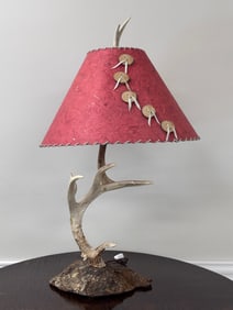 Whitetail Antler Table Lamp