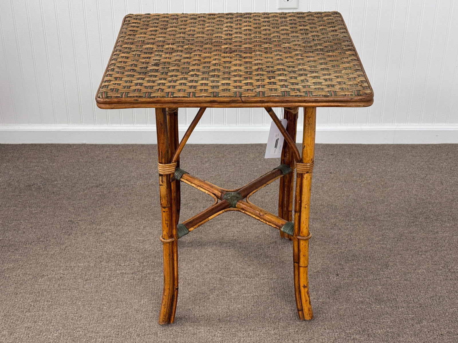 Rattan Card Table (1 of 5)