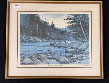 Atlantic Salmon Fishing by Milton Weiler
