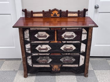 Adirondack Style 2 over 2 Dresser