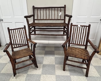 Old Hickory 3 pc Porch Set