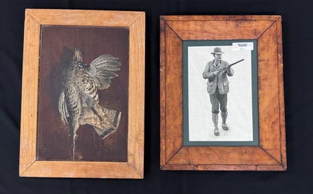 2 Pieces of Framed Artwork
