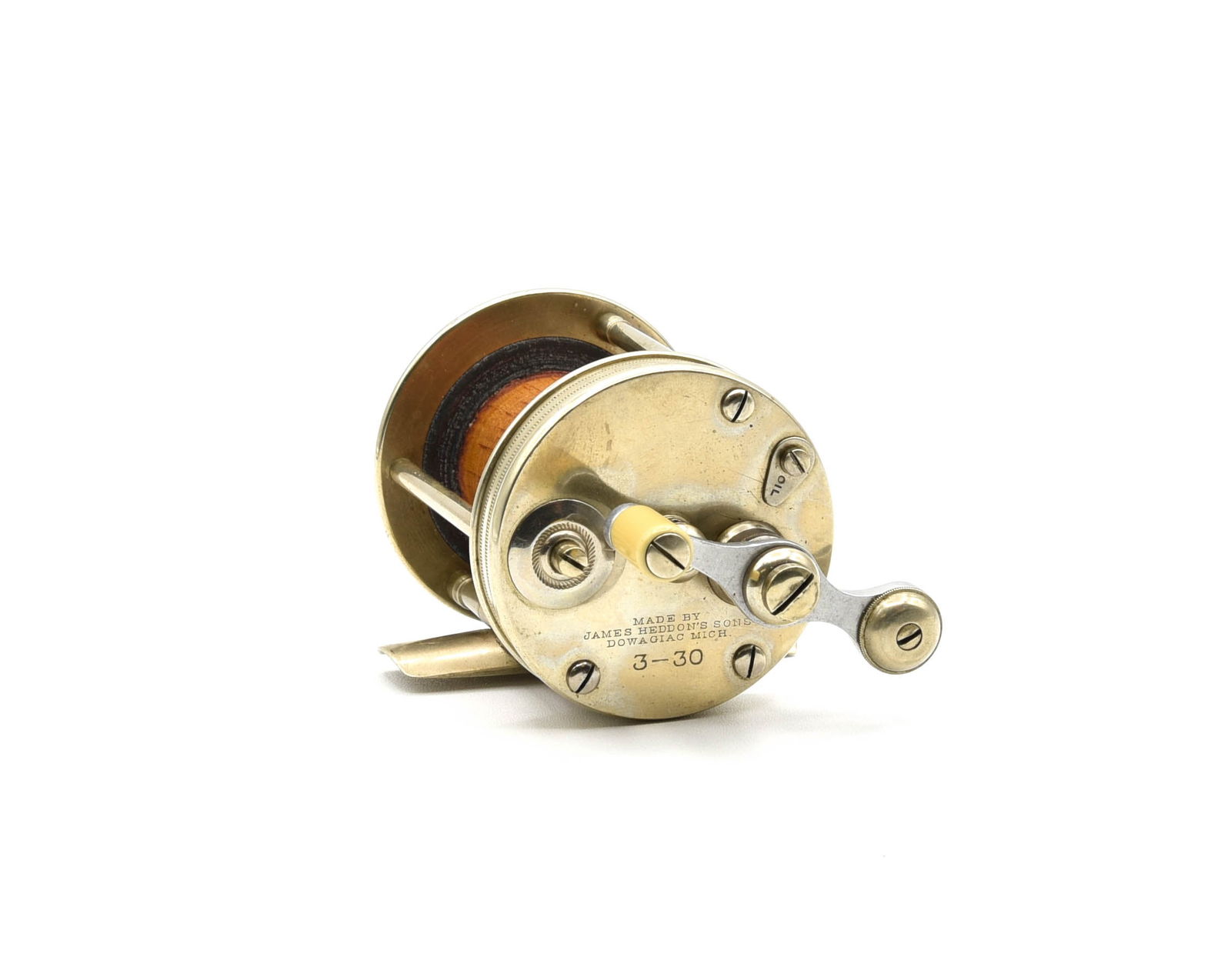 Heddon 3-30 German Silver Casting Reel (1 of 3)