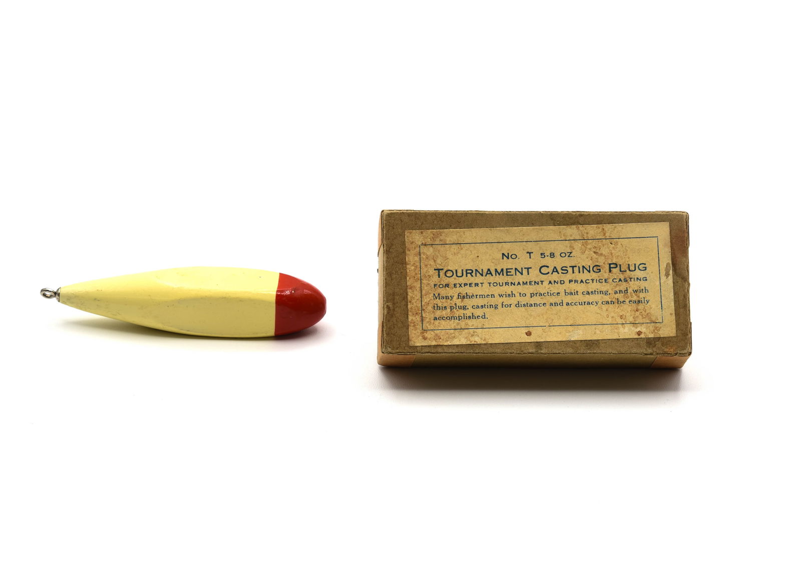 Early "Tournament Casting Plug" Box (1 of 2)