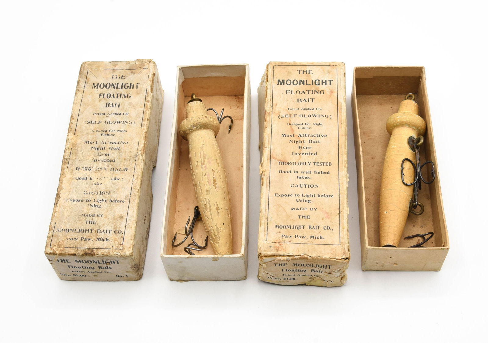 Early Moonlight No. 1 Floating Bait Boxes (1 of 2)