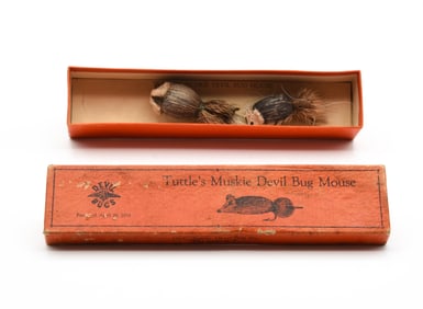 Tuttle's Muskie Devil Bug Mouse Box