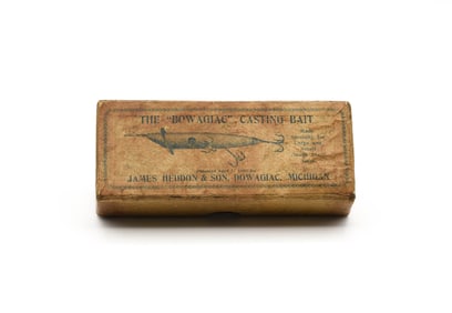 Early Heddon "Dowagiac" Casting Bait Box