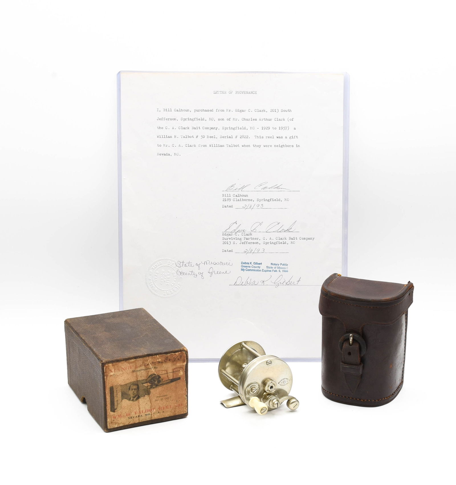 Talbot No. 50 German Silver Casting Reel (1 of 2)