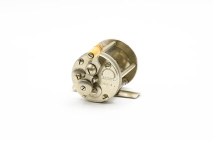 B.C. Milam No. 2 German Silver Casting Reel