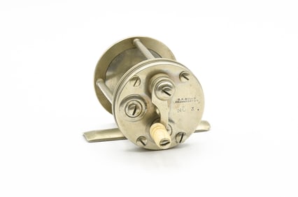 B.C. Milam No. 3 German Silver Casting Reel