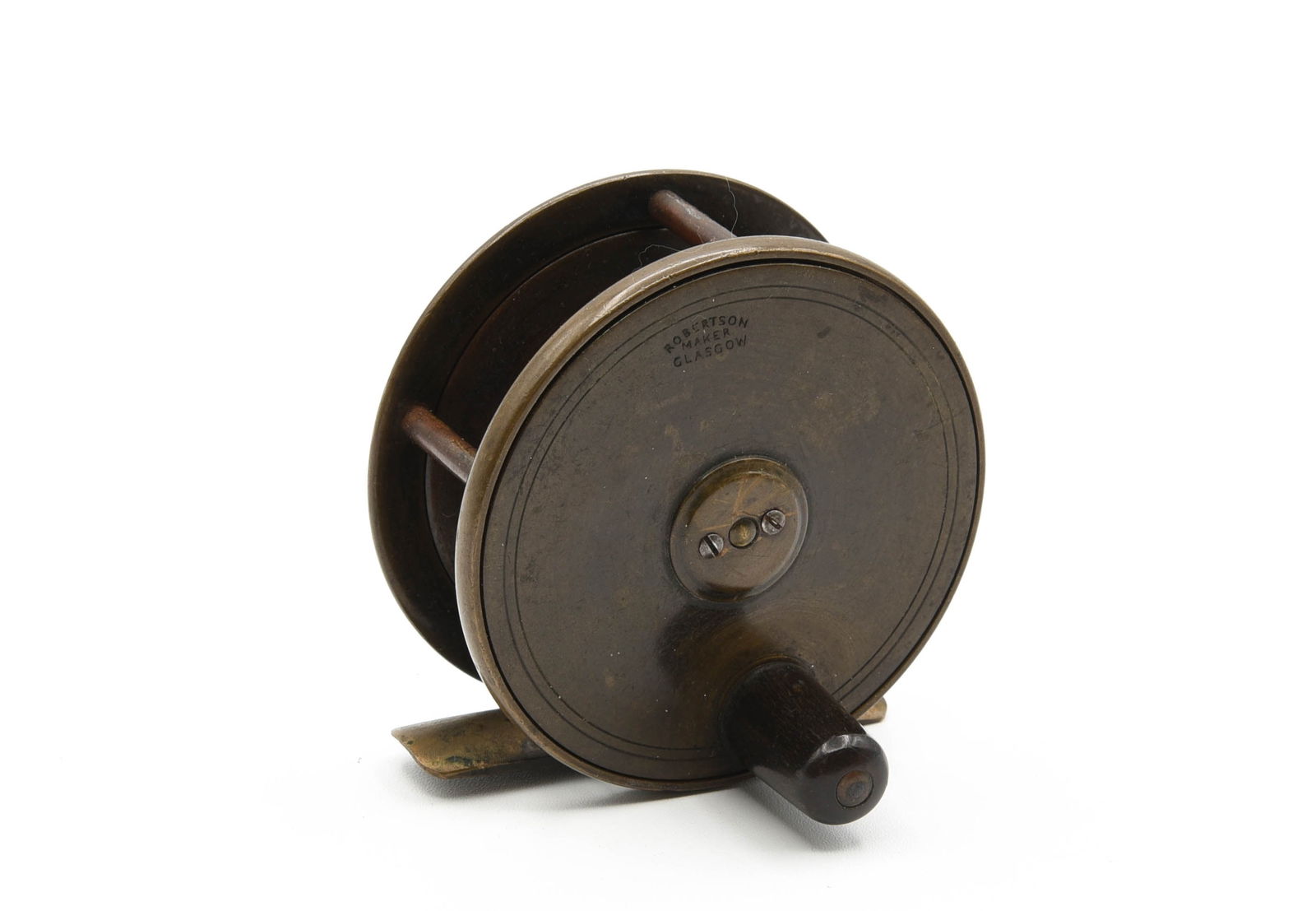 Robertson Brass Plate Wind Reel (1 of 3)