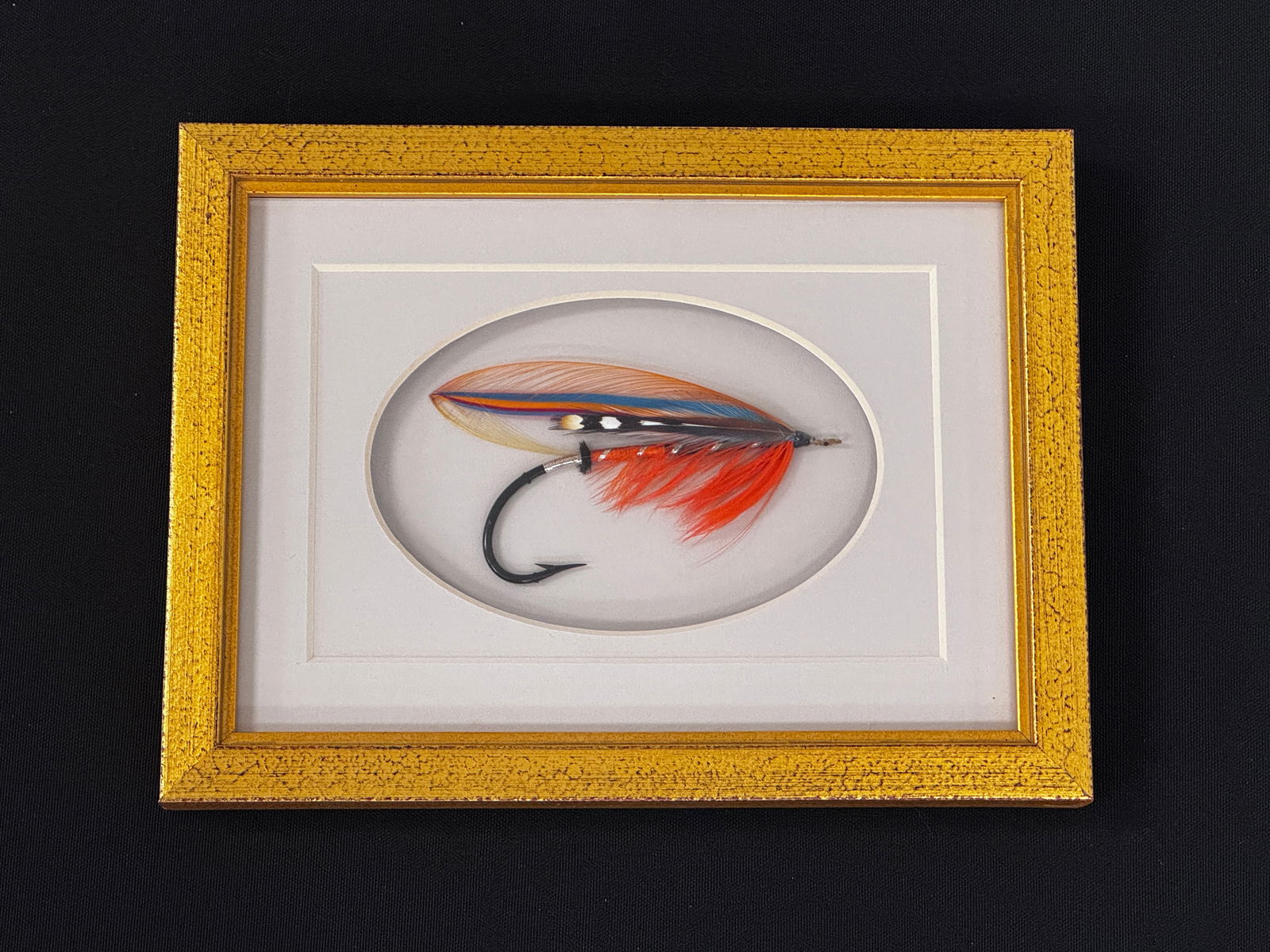 Artistic Traditional Salmon Flies Rainbow Over The Big Sky