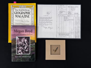 Megan Boyd Salmon Fly & Book