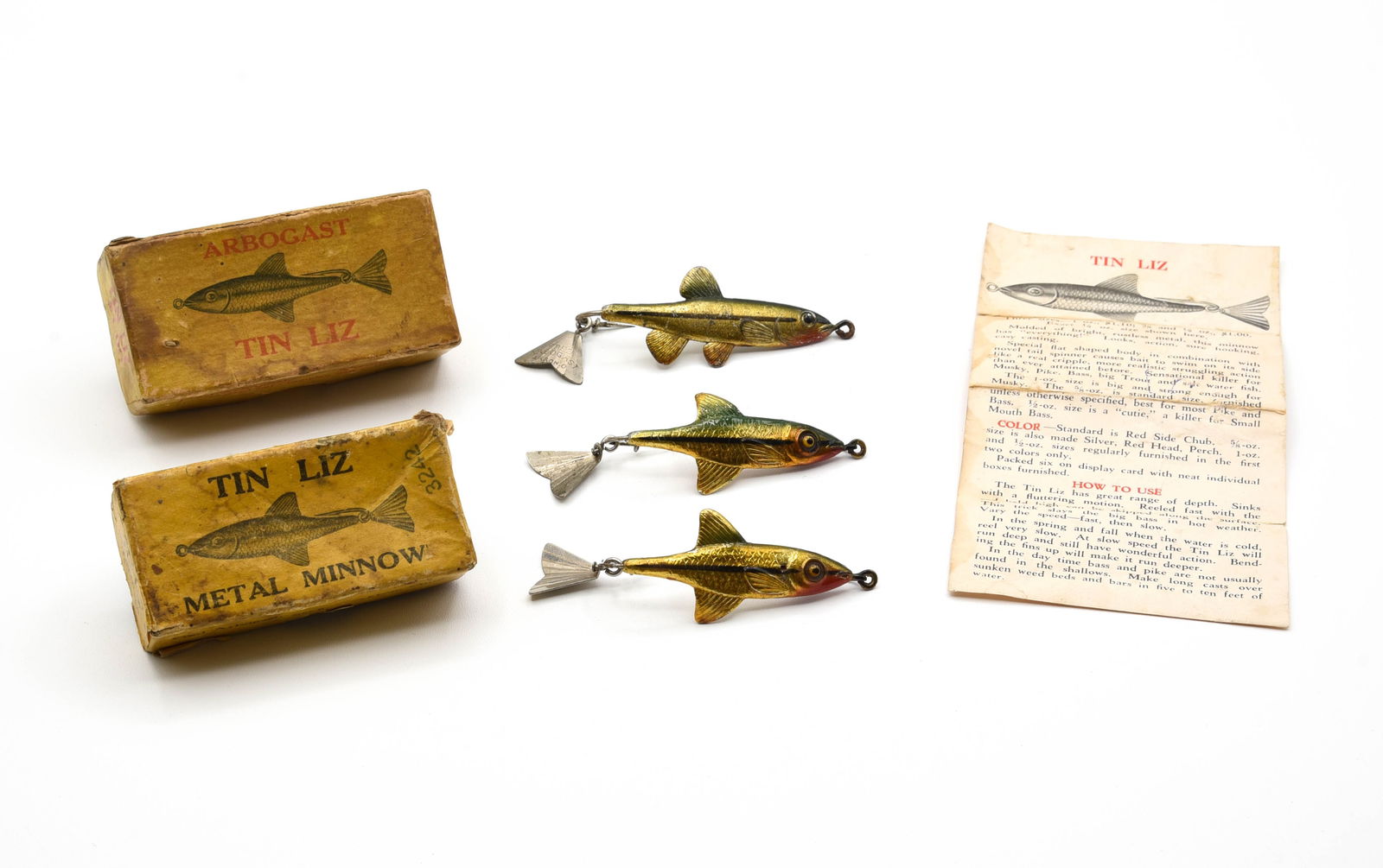 Arbogast Tin Liz Metal Minnows (1 of 2)