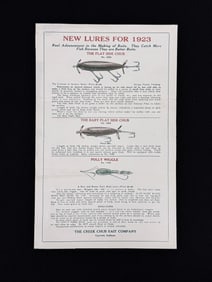 1923 Creek Chub "Christmas Trio" Circular