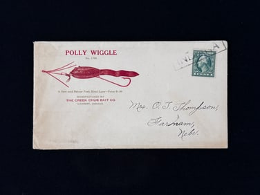 1922 Creek Chub Illustrated Envelope