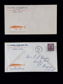 Early Creek Chub Illustrated Envelopes