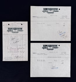 Early Creek Chub Invoices