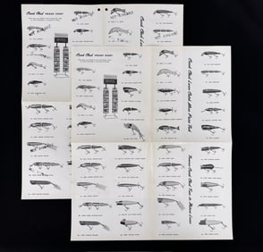 Creek Chub Advertising Proof Sheets