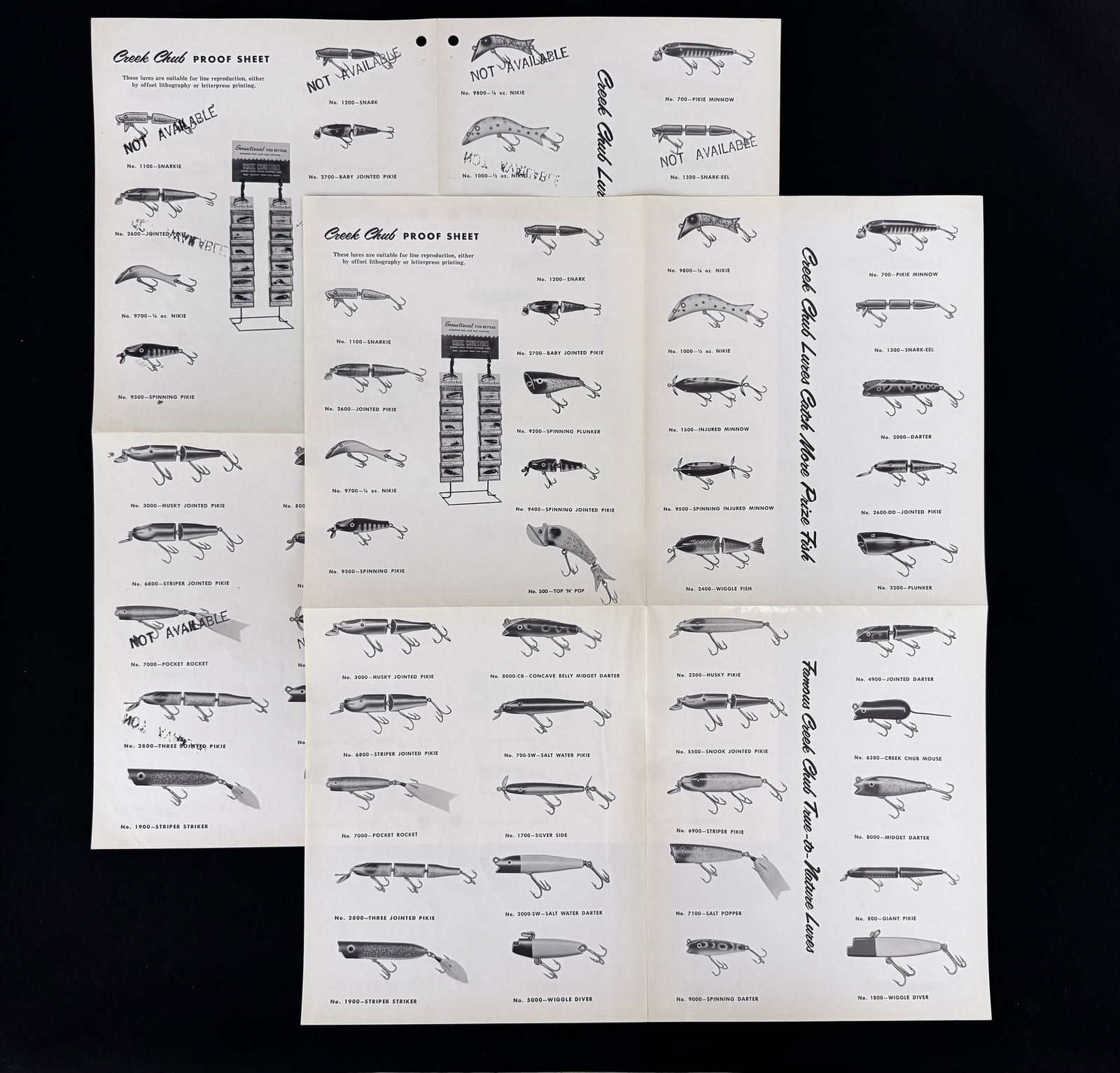 Creek Chub Advertising Proof Sheets (1 of 3)