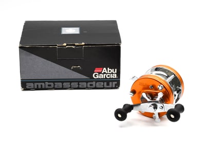 Ambassadeur 4500C Sunset Orange Bait Casting Reel