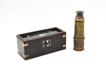 Boxed Royal Navy Telescope