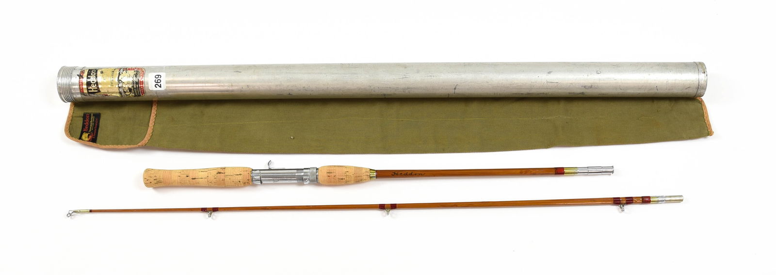 5' Heddon 900-H "Musky Special" Bamboo Rod (1 of 2)