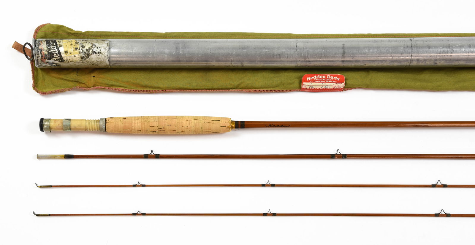 9' Heddon #10 "Blue Waters" Bamboo Fly Rod (1 of 2)