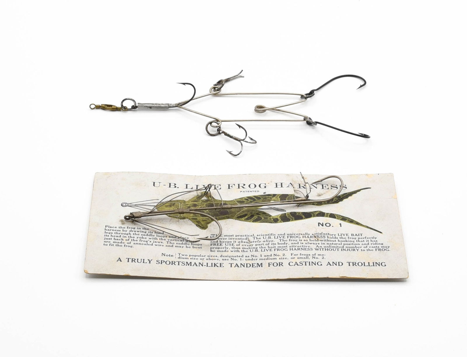 Early U-B Live Frog Harness on Card (1 of 1)