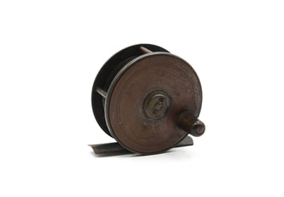 Wm. Horton Brass Plate Wind Trout Reel