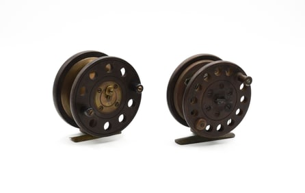 Early English Ebonite & Star-Back Reels