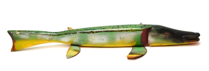 Bud Stewart Giant Fish Decoy
