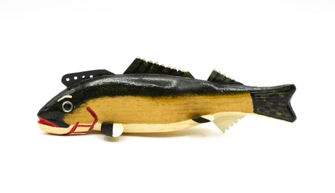 Vintage Jim Nelson Fish Decoy