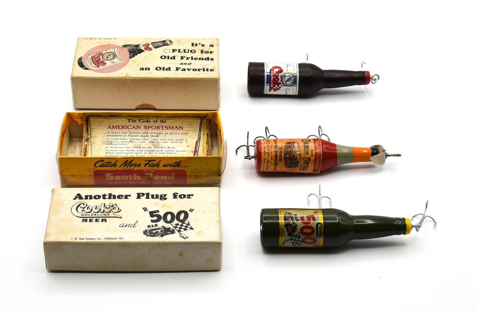 3 Boxed Novelty Bottle Lures (1 of 1)