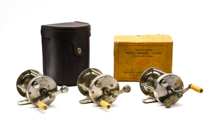 3 South Bend Casting Reels