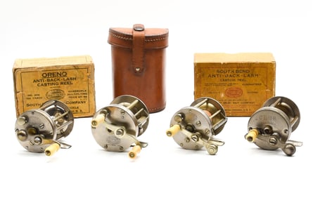 4 Vintage Casting Reels