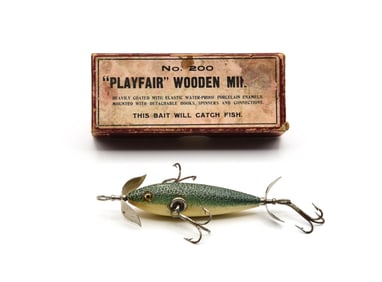 No. 200 "Playfair" Wooden Minnow Box