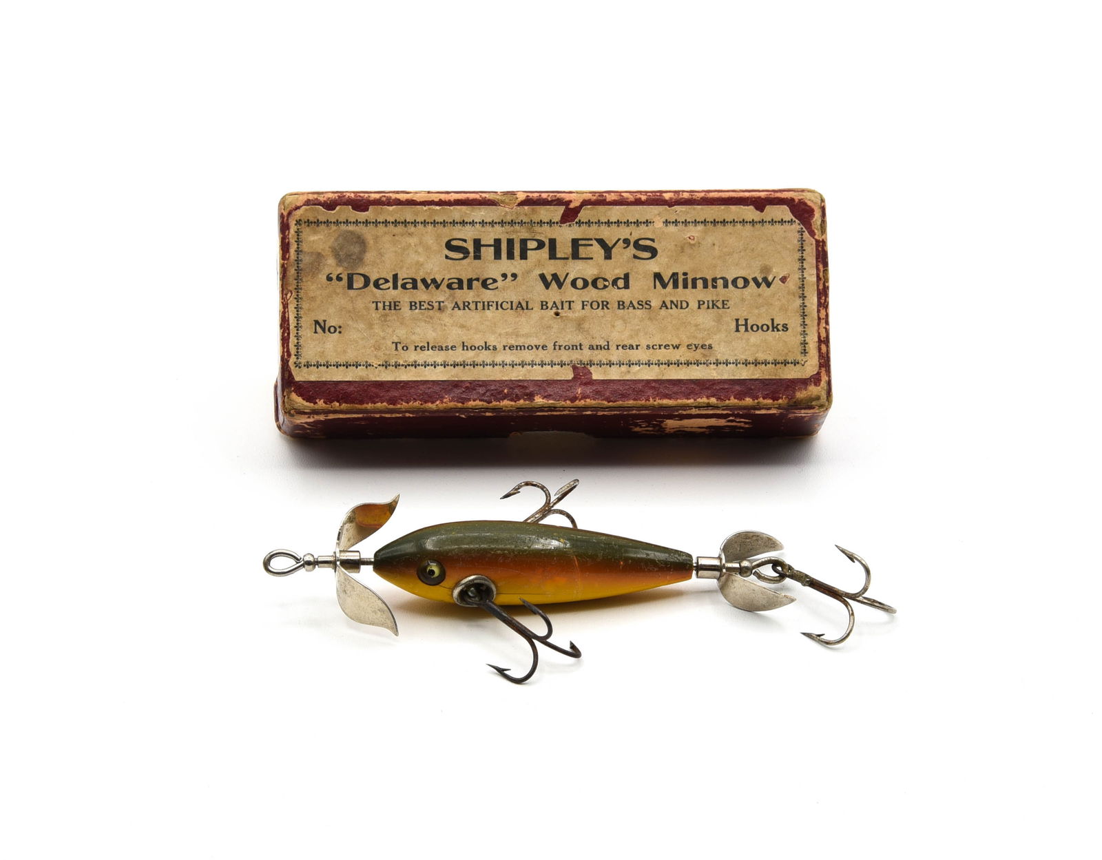 Shipley's "Delaware" Wood Minnow (1 of 3)