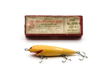 Early Pflueger Surprise Minnow Box