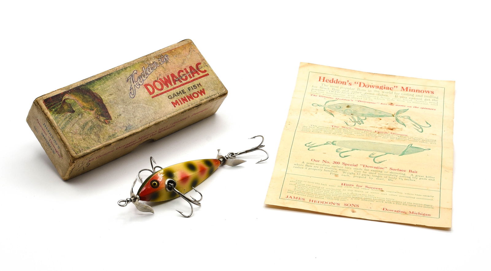 Early Heddon "0" Minnow (1 of 3)