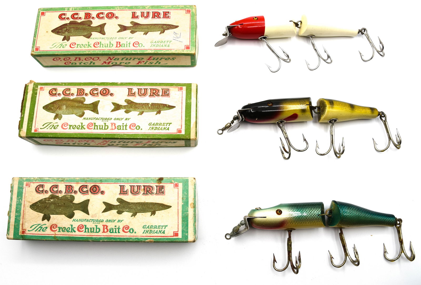 3 Creek Chub Jointed Husky Pikies (1 of 2)