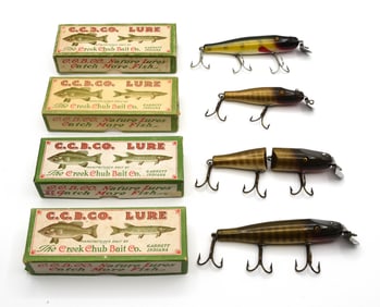 4 Boxed Creek Chub Pikies