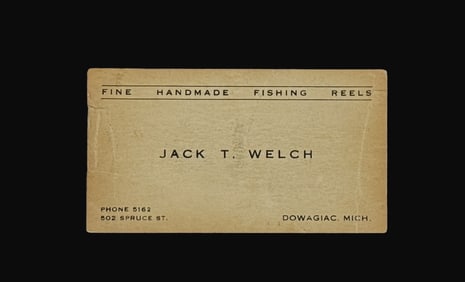 Early Jack Welch Business Card