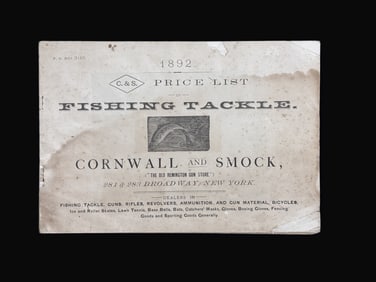 1892 Cornwall and Smock Catalog