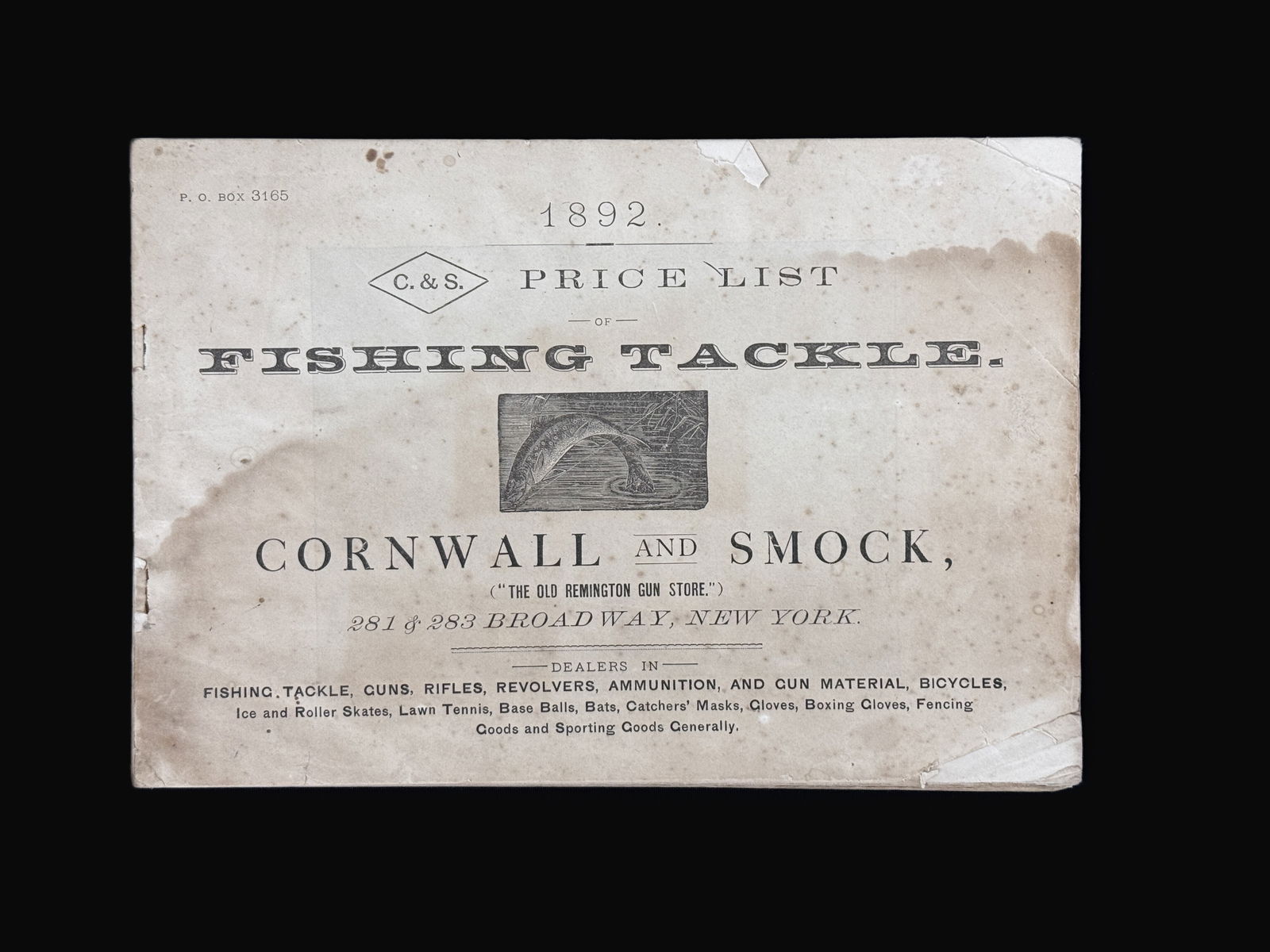 1892 Cornwall and Smock Catalog (1 of 3)