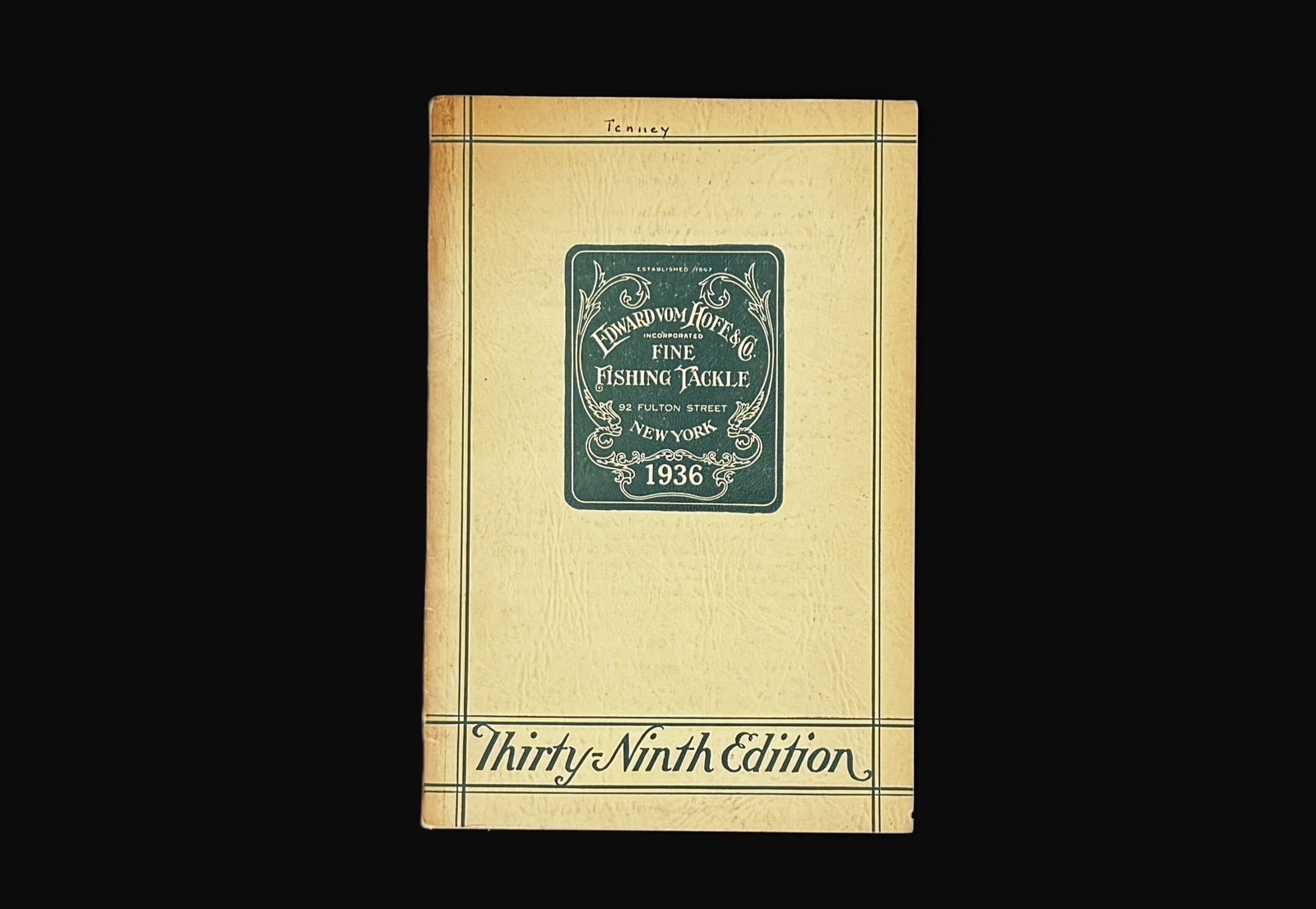 1936 Edward Vom Hofe Catalog (1 of 2)