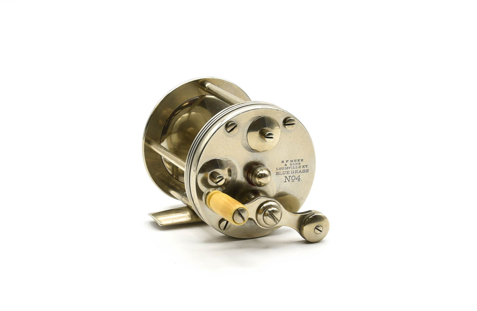 B.F. Meek & Sons No. 4 Blue Grass Reel (1 of 3)