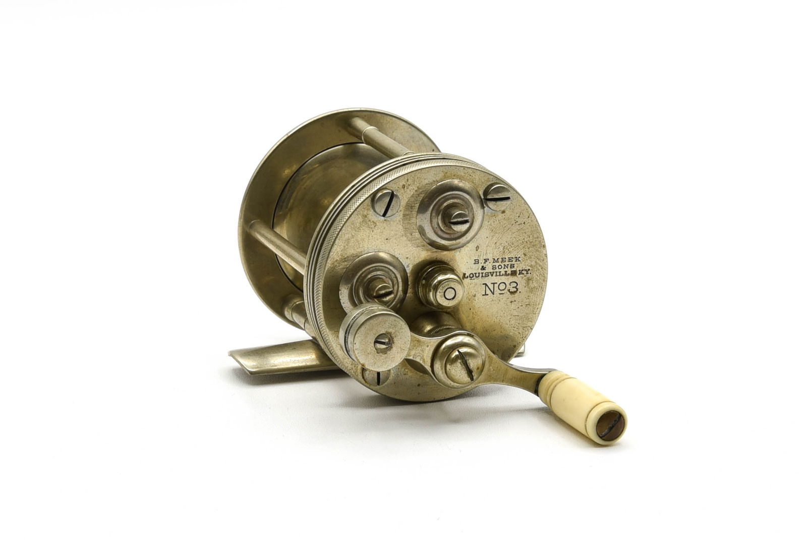 B.F. Meek & Sons No. 3 Casting Reel (1 of 3)